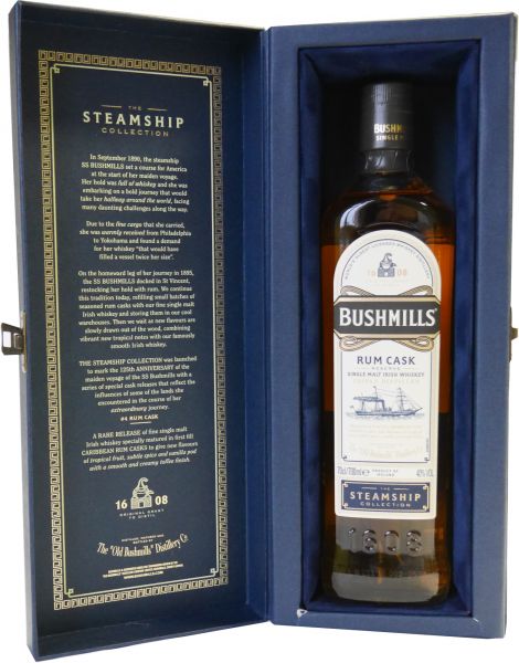 Bushmills #4 Rum Cask Steamship