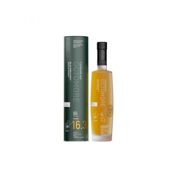 Octomore Edition 16.3 Single Malt Whisky 61,6% vol. 189,5 PPM 5 J.