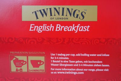 Twinings Breakfast Tee Brühzeiten