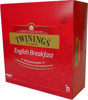 Twinings Englisch Breakfast Tee 100 vakuumierte Teebeutel "B" Ware mit Transporschaden