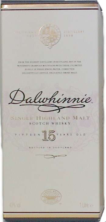 Dalwhinnie Single Malt Whisky Shop Jahre 15 0,2 Retail Liter|Travel