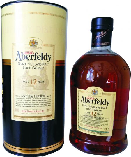 Aberfeldy 12 Jahre Scotch Single Malt Whisky mit Flaschenbox Aberfeldy 12 Jahre Scotch Single Malt Whisky mit Flaschenbox