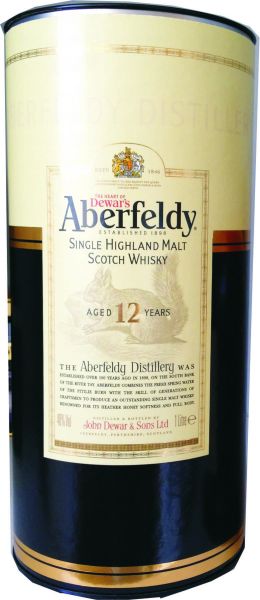 Aberfeldy 12 Jahre Scotch Single Malt Whisky mit Flaschenbox Aberfeldy 12 Jahre Scotch Single Malt Whisky mit Flaschenbox