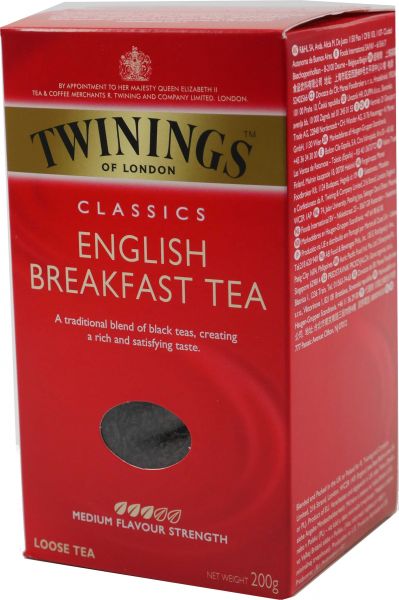 Twinings English Breakfast Tee. 200 g Nachfüllpackung