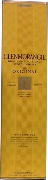 Bild Flaschentube von Glenmorangie Originale Bild Flaschentube von Glenmorangie Originale