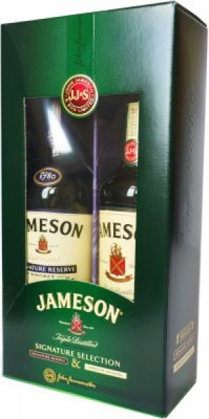 Jameson Signature Whisky Collection 2x500 ml 40% vol. "B-Ware" Jameson Signature Whisky Collection 2x500 ml 40% vol. "B-Ware"