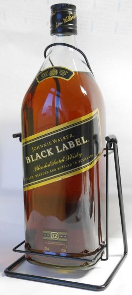 Johnnie Walker Black Label , 12 J 4.5 L Magnumflasche
