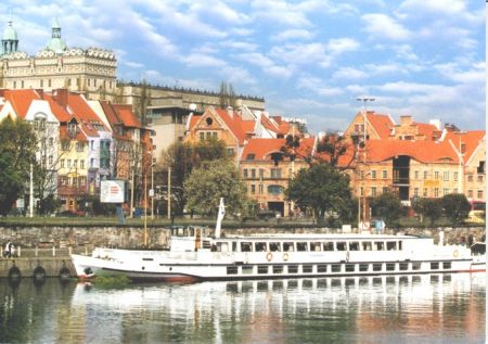 Ansichtskarte Fahrgstschiff Thüringen, ex.  Friedrich Wolf