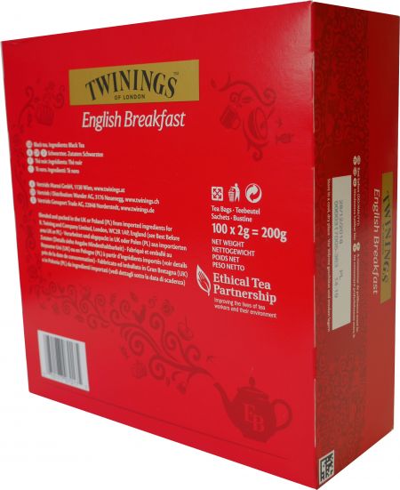 Breakfast Verpackung Rückseite Breakfast Verpackung Rückseite